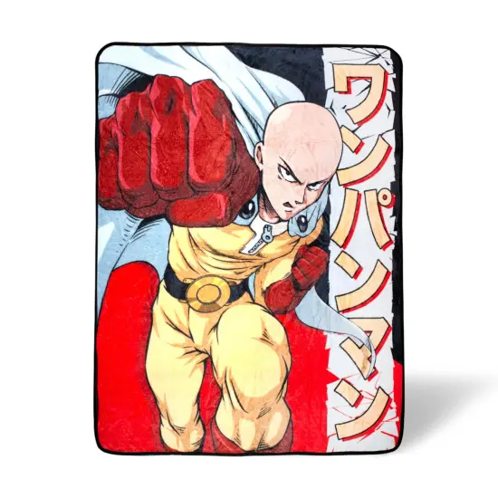 One-Punch Man Fleece Throw Blanket | 45 x 60 Inches {1}