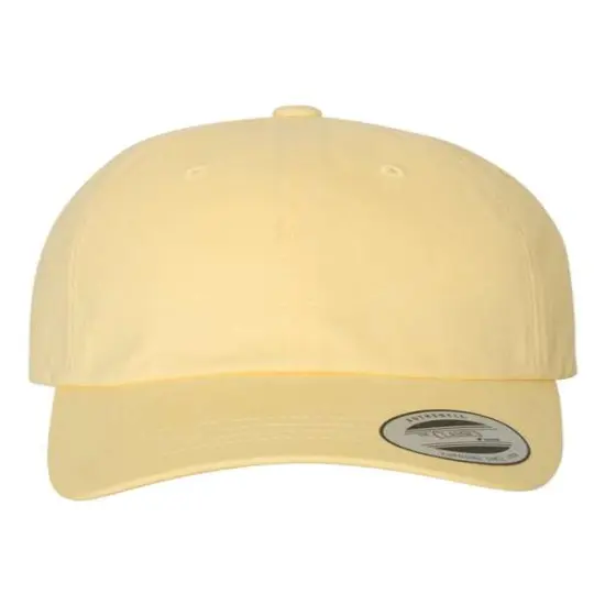 YP Classics&reg; Peached Cotton Twill Dad Hat Light Grey {8}