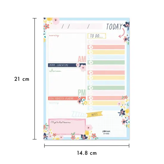 Daily Planner Pad - Ditzy Floral - Pack 6 {3}