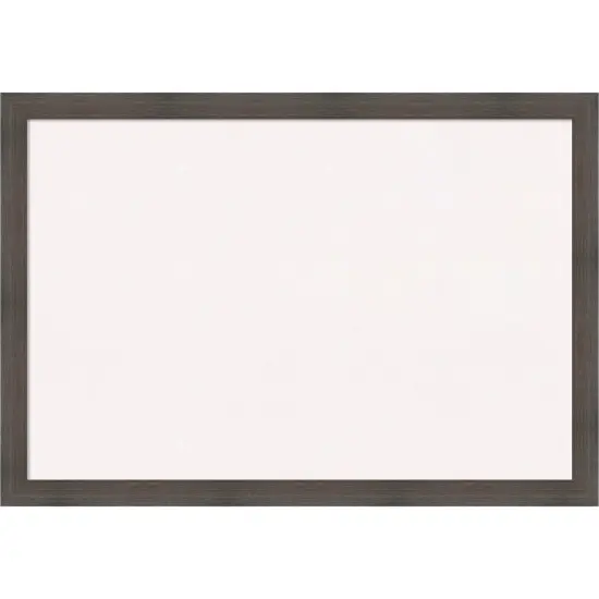 Hardwood Narrow Wood Framed Corkboard, White Cork Mocha {7}