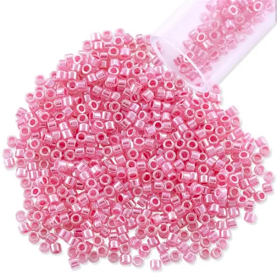 Miyuki Delica Seed Bead 11/0 Ceylon Watermelon Pink {1}