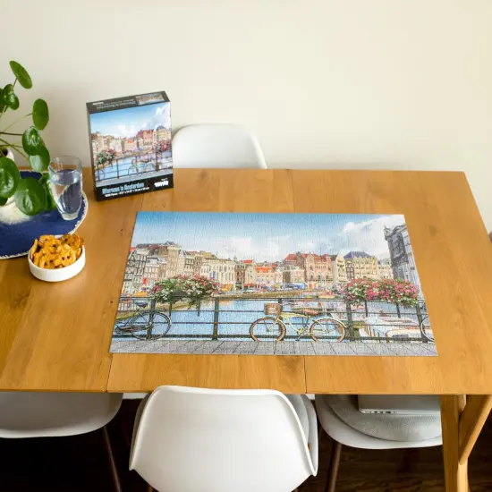 Afternoon in Amsterdam City 1000 Piece Jigsaw Puzzle {7}