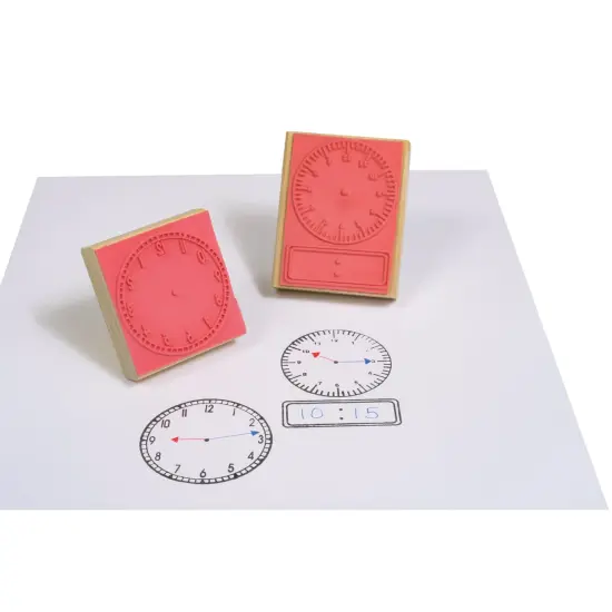 Digital Clock Stamp, Pack of 6 {4}