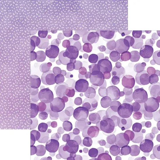Purple Colorways Pattern 12 x 12 Scrapbook Paper Set {4}