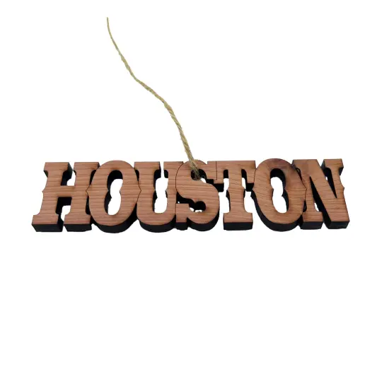 Houston - Cedar Ornament {1}