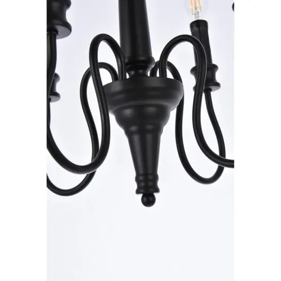 Flynx 4 lights pendant in black {4}