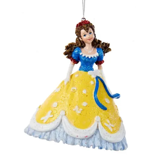 Kurt Adler Pretty as a Princess Christmas Ornament - 4" - Blue and Yellow {1}