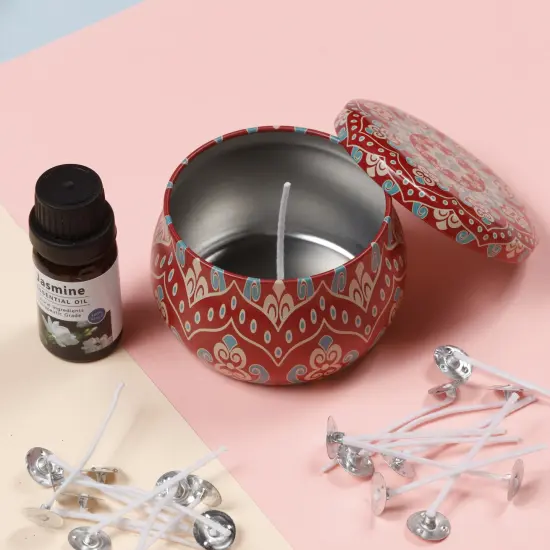 Incraftables Candle Making Kit for Adults. Best Candle Making Supplies Set with Soy Wax, Wicks, Essential Oils, Jars, Pot, Stirring Sticks & More. DIY Candle Making Kit for Beginner & Professional {5}