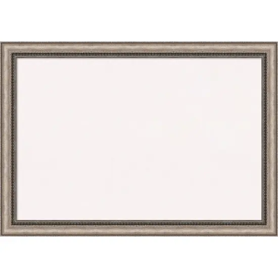 Lyla Ornate Silver Framed Corkboard, White Cork {1}
