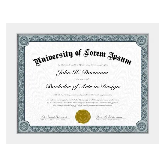 Americanflat 8.5x11 Diploma Frame - Certificate Frame for Displaying Achievements - Shatter Resistant Glass - Adjustable Hanging Hardware - Includes Easel {7}