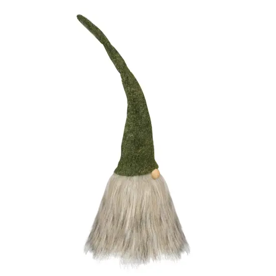 Northlight Christmas Gnome Figure with Long Pointy Hat - 14" - Green {5}