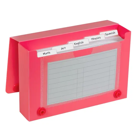 Index Card Case, 3" x 5", Assorted, Pack of 24 {4}