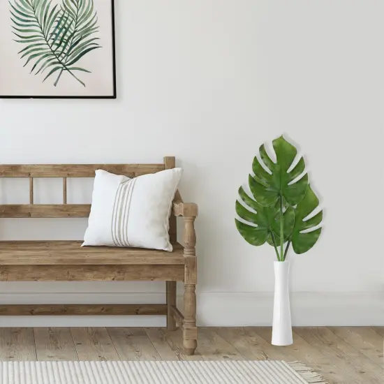 Allstate Split-Leaf Philodendron Artificial Spray - 23" - Green {3}