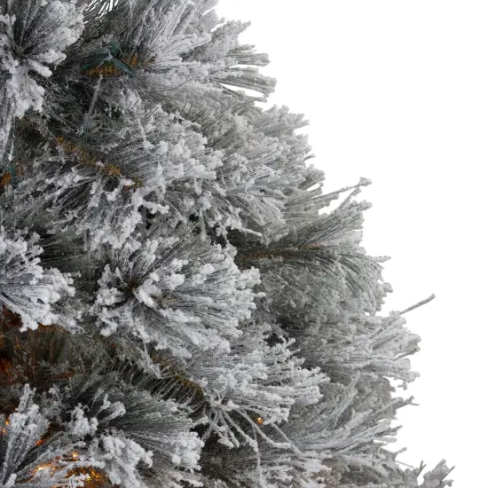 Northlight 4.5' Pre-Lit LED Black Spruce Artificial Christmas Tree - Clear Lights {5}