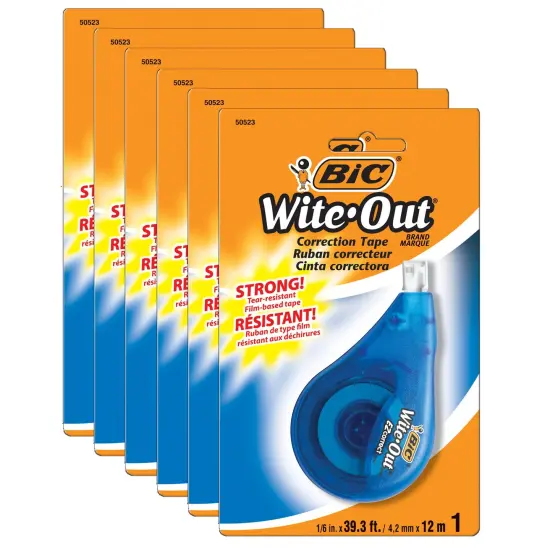 Wite-Out&reg; EZ Correct&reg; Correction Tape, Pack of 6 {1}