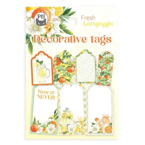Fresh Lemonade Double-Sided Cardstock Tags 7/Pkg-#03 {1}