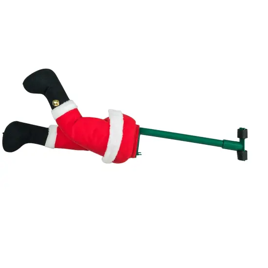 Mr. Christmas Mr. Christmas Animated Kicking Santa Christmas Tree Decoration Red {1}