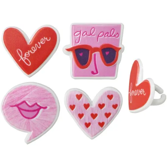 Gal Pals Cupcake Rings, 12ct {1}