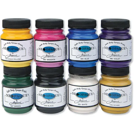 Jacquard Neopaque Acrylic Paint 2.25oz 8/Pkg {3}