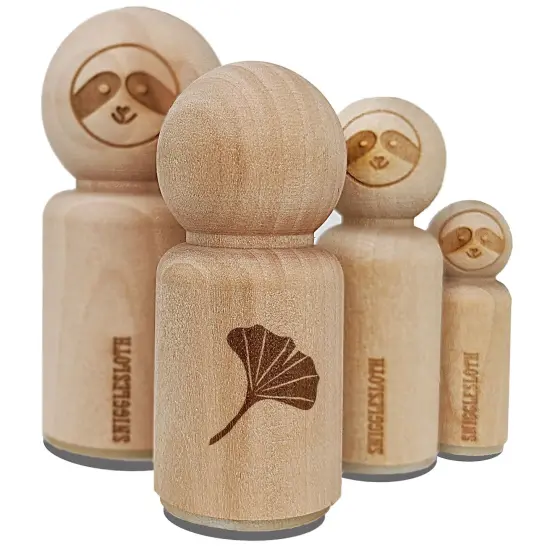 Ginkgo Leaf Rubber Stamp for Stamping Crafting Planners {7}