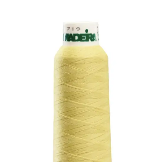 Aerolock Polyester Serger Thread --- 2,000 Yds --- Lemon Color -- Ref. # 8660 by Madeira&reg; {2}
