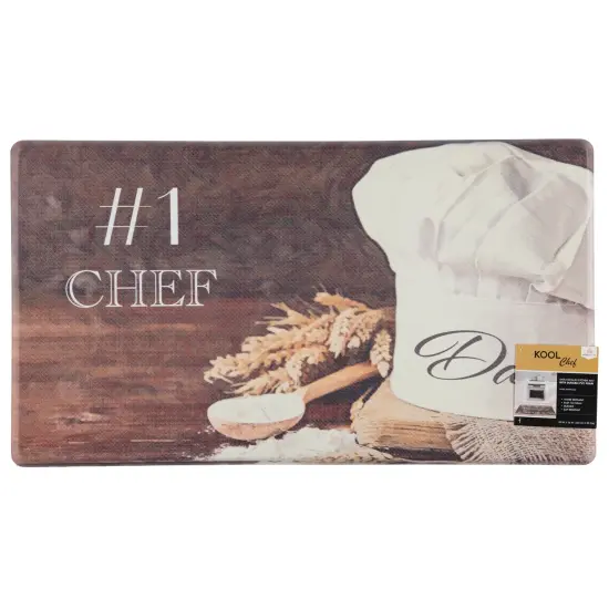 Anti-fatigue Kitchen Mat ''#1 Chef'' - 2 Sizes! {4}