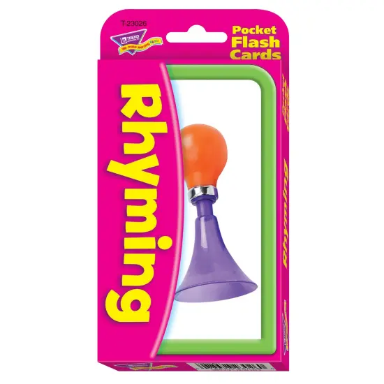 Rhyming Pocket Flash Cards, 6 Packs {4}