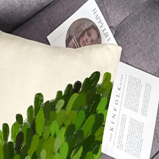 Red Christmas Pillow Covers 18x18 Set of 4 Farmhouse Christmas Decorations Snowman Wreath Santa Claus Tree Merry Christmas Holly Jolly Winter Holiday Decor Throw Cushion Case for Home Couch S22C17 {2}