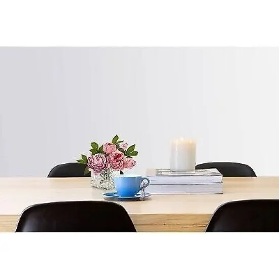 Peony in Glass Vase Pink {2}