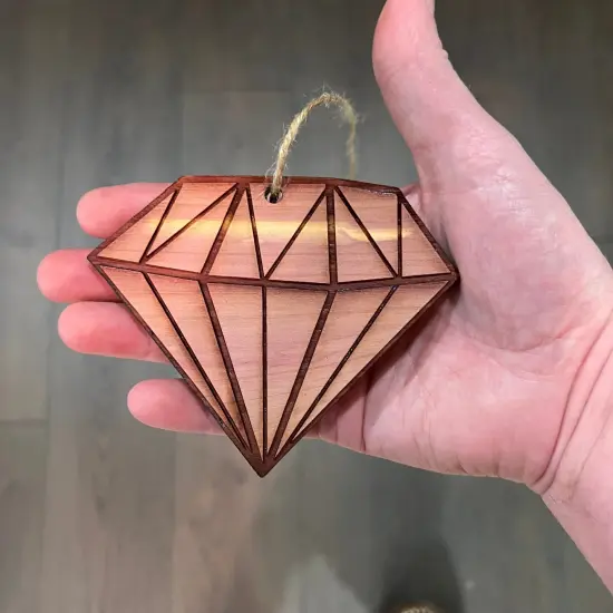Diamond - Cedar Ornament {4}