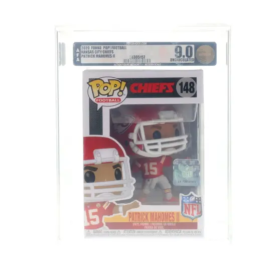 Kansas City Chiefs NFL Funko POP Vinyl Figure | Patrick Mahomes | Rated AFA 9 {1}