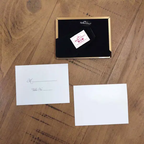 Beaded Gold Wall & Tabletop Picture Frames/Place Card Holder (Set of 6) {5}