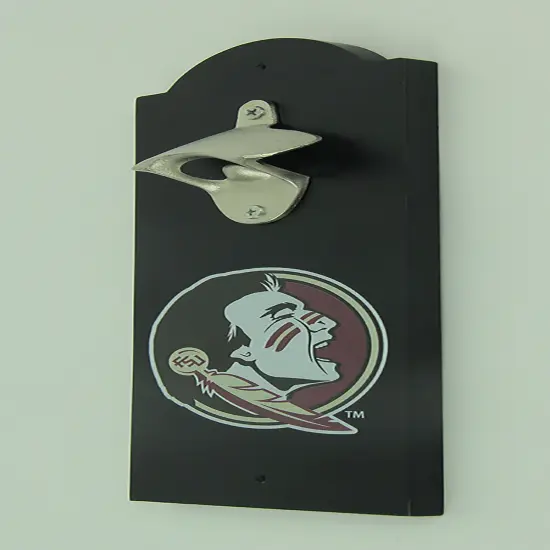 Licensed Florida State University Seminoles Wall Mounted Bottle Opener {3}