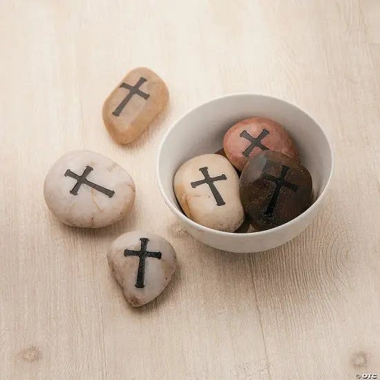 Cross Worry Stones - 12 Pc. {4}