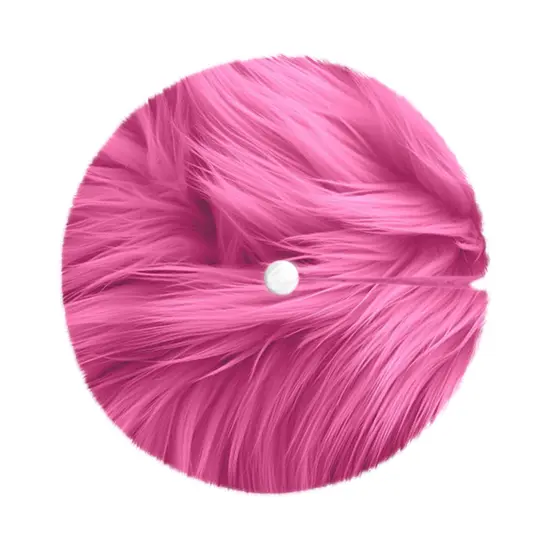 FabricLA 40" Bubble Gum Faux Fur Christmas Tree Skirt - Fluffy Plush Tree Skirt (101cm) for Holiday Decorations {2}