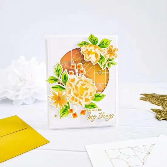 Pinkfresh Studio Die-Dreamy Florals {4}