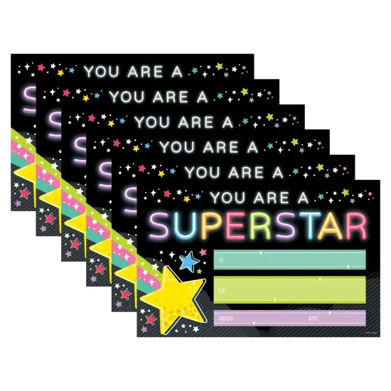 Star Bright Superstar Awards, 30 Per Pack, 6 Packs {1}