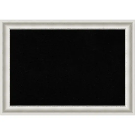 Parlor Framed Corkboard, Black Cork Parlor White {1}