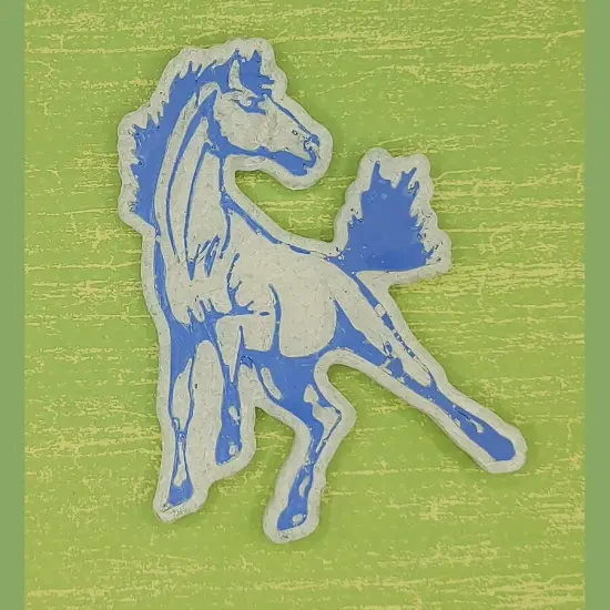 Mustang School Mascot Silicone Freshie Mold {3}