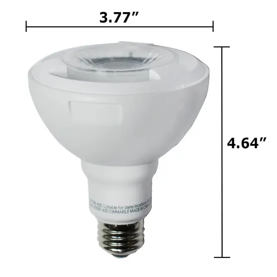 High Quality LED 11.5w Dimmable PAR30L Cool White Flood Light Bulb - 75w Equiv. {3}