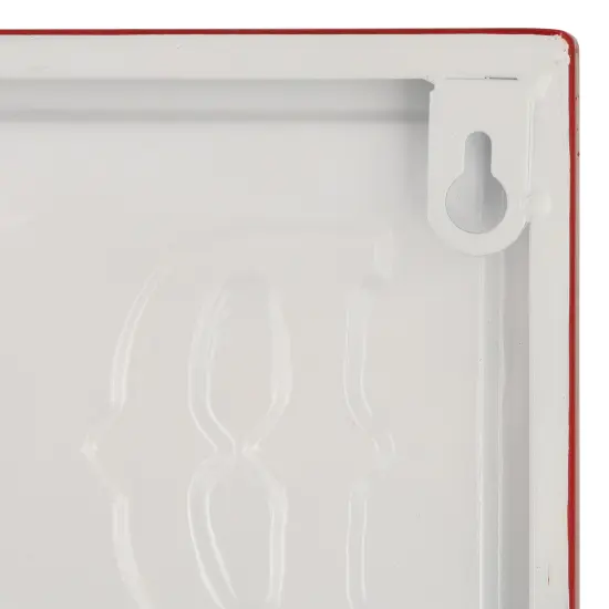 Northlight Dad's BBQ Metal Wall Sign - 23" - Red {7}