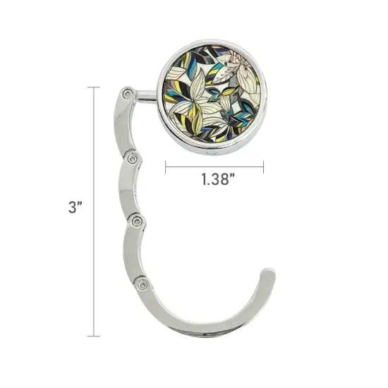 Wrapables Scenic Purse Hook Hanger, Foldable Handbag Table Hanger, Star Flower {6}