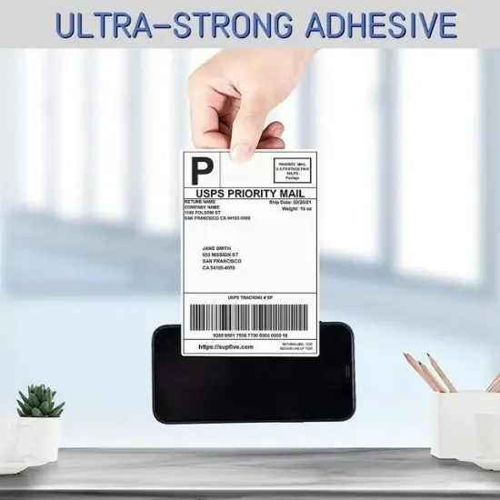 Direct Thermal Labels 4x6 Shipping Labels with Perforation {2}