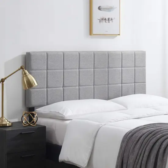 Nestl Square Tufted Fabric Headboard {2}