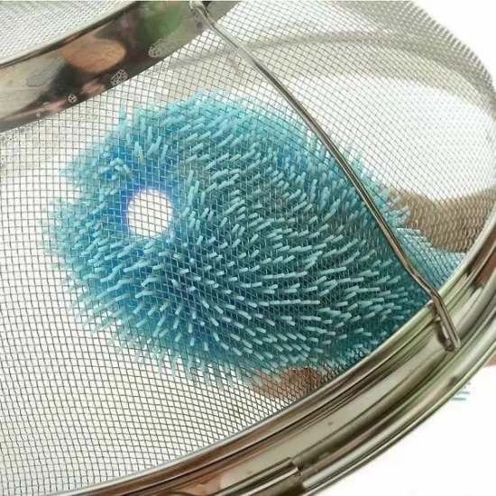 Norpro Silicone Dish Scrubbing Sponge / Vegetable Scrubber Brush - Yellow {4}