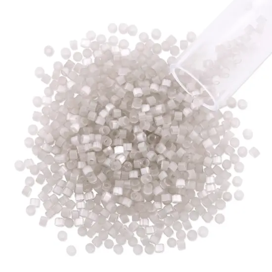 Miyuki Delica Seed Bead 11/0 Ceylon Silk Soft Grey {1}