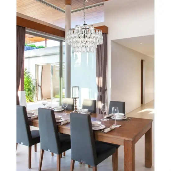 Mila 18 inch pendant in chrome {2}