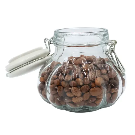 Meloni Storage Jar with White Top {4}