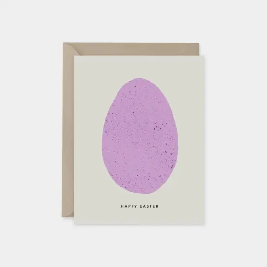 Easter Card, Speckled Egg Easter Card, {1}