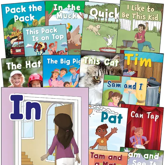 Decodable Books: Read & Succeed, Grade PreK-K, Set 1 {3}